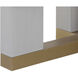 Greco 94.5 X 47.25 inch Gauntlet Grey Dining Table